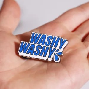 Washy Washy Enamel Pin